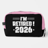 Ich bin müde! 2026 - Feiern im Stil Waschbeutel (Vorderseite)