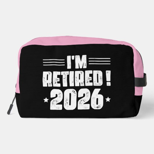 Ich bin müde! 2026 - Feiern im Stil Waschbeutel (Rückseite)