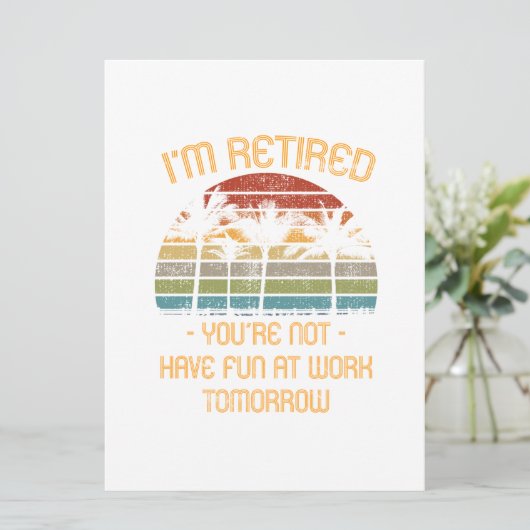 Ich bin müde, dass du nicht bist save the date (Stehend Vorderseite)