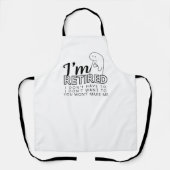 Ich bin müde, ich woll nicht / brauche keine Schür Schürze (Vorderseite)