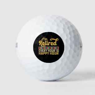 Ich bin müde, jede Stunde ist glücklich. Golfball