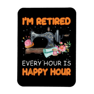 Ich bin müde jede Stunde ist glücklich Stunde.   S Magnet