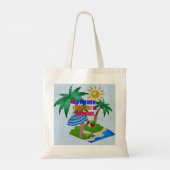 Ich bin müde. Jeder Tag ist Samstag. Tragetasche (Rückseite)