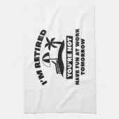 Ich bin müde küchentuch (Vertikal)