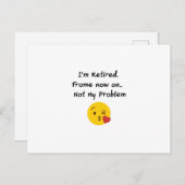 Ich bin müde-nicht mein Problem lustige Geschenke  Postkarte (Vorne/Hinten)