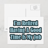 Ich bin müde postkarte (Vorne/Hinten)