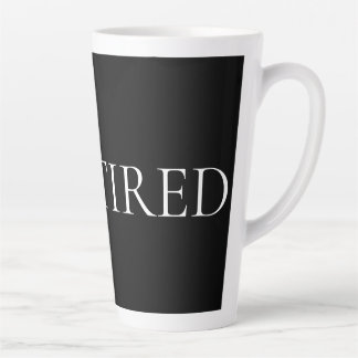 Ich bin müde – Sanfte, emotionale Phrase Milchtasse