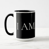Ich bin müde – Sanfte, emotionale Phrase Tasse (Links)