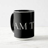 Ich bin müde – Sanfte, emotionale Phrase Tasse (Vorderseite Links)