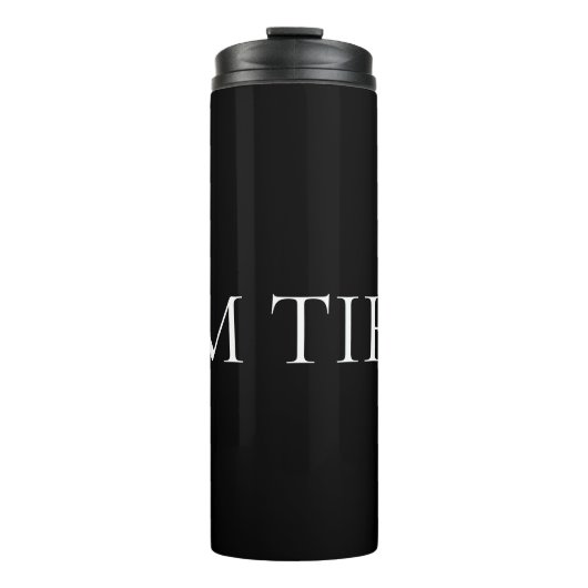 Ich bin müde – Sanfte, emotionale Phrase Thermosbecher (Vorderseite)