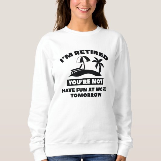 Ich bin müde sweatshirt (Vorderseite)