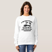 Ich bin müde sweatshirt (Vorne ganz)