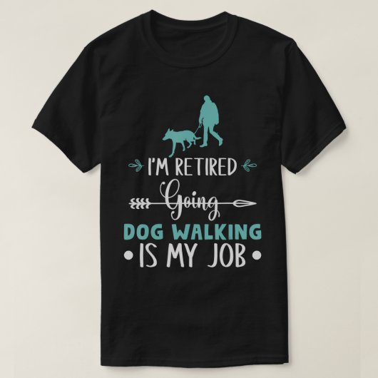 Ich bin müde zu laufen, ist mein Job müde tun T-Shirt (Design vorne)