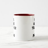 ICH BIN MUSIKLEHRER UND PROUD-KAFFEE-TASSE ZWEIFARBIGE TASSE (Mittel)