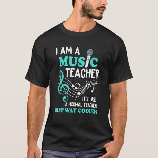 Ich bin Musiklehrer wie normaler Lehrer, aber in d T-Shirt (Vorderseite)