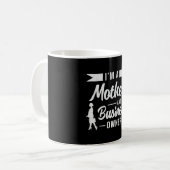 Ich bin Mutter und Geschäftsführer Kaffeetasse (Vorderseite Links)