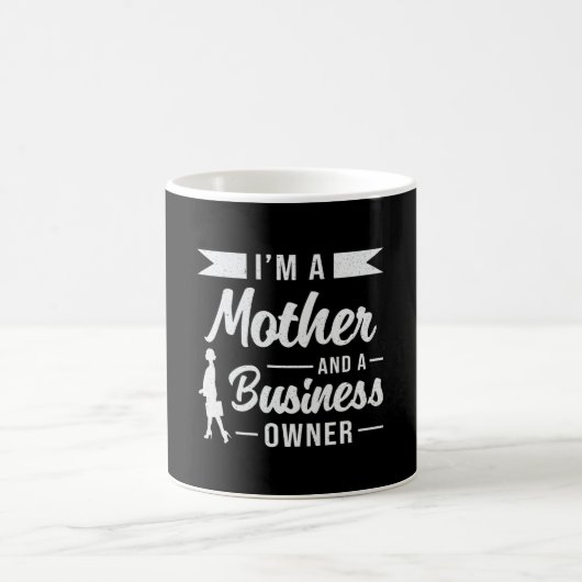 Ich bin Mutter und Geschäftsführer Kaffeetasse (Mittel)