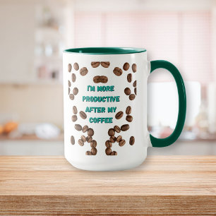 Ich bin nach meiner Tasse produktiver