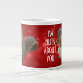 Ich bin Nackt über dich Brown Eichhörnchen Jumbo-Tasse (Vorderseite)