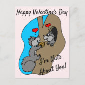 Ich bin Nackt über dich, Eichhörnchen zum Valentin Postkarte (Vorderseite)