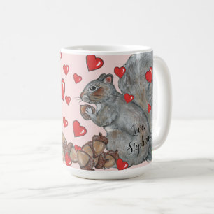 Ich bin Nackt über dich Niedliches Eichhörnchen, Kaffeetasse