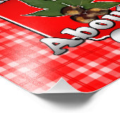 Ich bin Nackt über Ohio, Funny Red Buckeye Nut Fotodruck (Ecke)