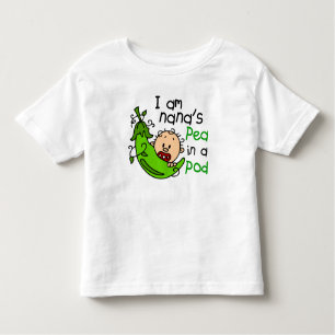 Ich bin Nanas Erbse in einer Hülse 1 Kleinkind T-shirt