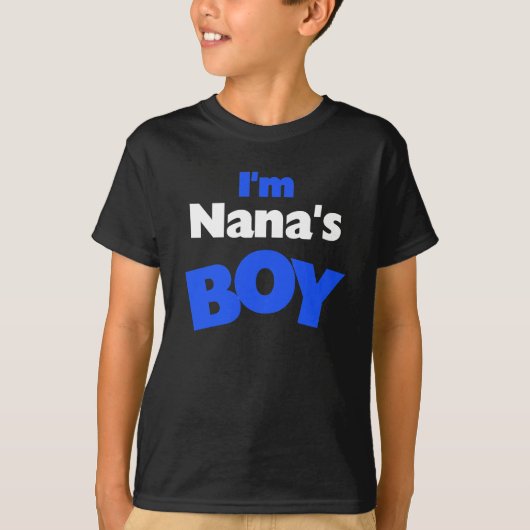 Ich bin Nanas Junge T-Shirt (Vorderseite)
