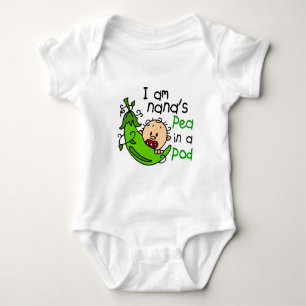 Ich bin Nana's Pea im Alter von 1 Baby Strampler