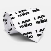 ICH BIN NASHORN KRAWATTE (Gerollt)