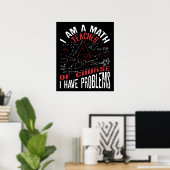Ich bin natürlich Mathematiklehrer, ich habe Probl Poster (Heimbüro)