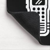 Ich bin natürlich mit dem Läuse-Scanner aufgewachs Mousepad (Ecke)