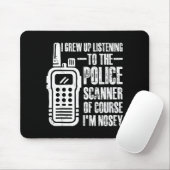 Ich bin natürlich mit dem Läuse-Scanner aufgewachs Mousepad (Mit Mouse)