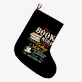 Ich bin Nerd - Buch Lover - Literatur Großer Weihnachtsstrumpf (Vorderansicht (hängend))