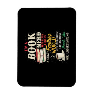 Ich bin Nerd - Buch Lover - Literatur Magnet