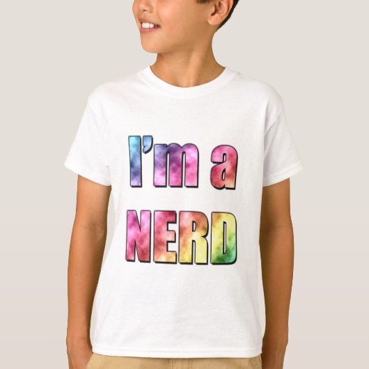 Ich bin NERD T-Shirt (Vorderseite)