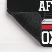 Ich bin netter nach dem Boxen - Kickboxen Kickboxe Mousepad (Ecke)