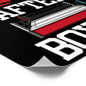 Ich bin netter nach dem Boxen - Kickboxen Kickboxe Poster (Ecke)