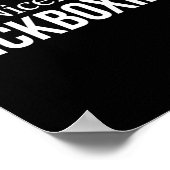 Ich bin netter nach Kickboxen - Poster (Ecke)