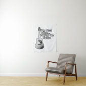 Ich bin netter, nachdem ich Gitarre gespielt habe. Wandteppich (Beispiel)