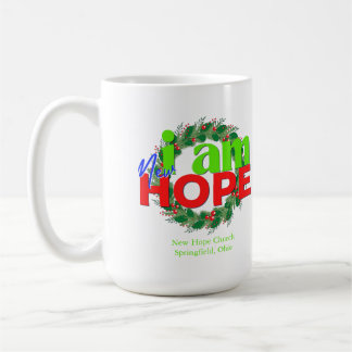 ICH BIN NEUE HOFFNUNG CHRISTMAS KAFFEE TASSE 15oz