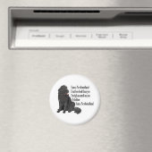 Ich bin Neufundland Magnet (In Situ (Geschirrspüler))