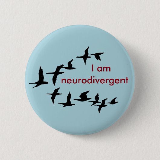 Ich bin neurodivergent button (Vorderseite)