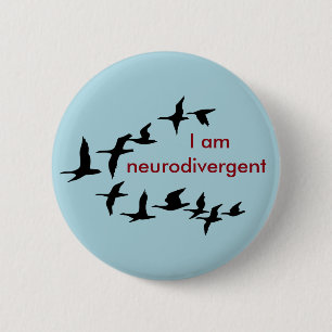 Ich bin neurodivergent button