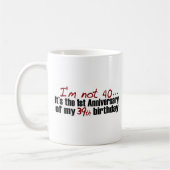 Ich bin nicht 40 kaffeetasse (Links)