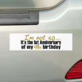 Ich bin nicht 50 autoaufkleber (Auf Auto)