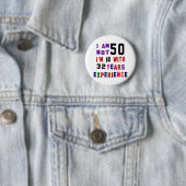 Ich bin nicht 50 button (Beispiel)