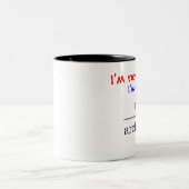 Ich bin nicht 50! Ich bin nur fast 50… - Besonders Zweifarbige Tasse (Mittel)