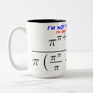 Ich bin nicht 50! zweifarbige tasse