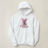 Ich bin nicht allein gegen Brustkrebs Hoodie (Design vorne)